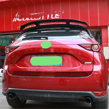 Par Mazda Cx-5 Jumta Spoilers 2013--2019. Gads Aizmugures Jumta Ārējie Sporta Hečbeks Ķermeņa Komplekta Piederumi Spīdīgs Nekustamā Oglekļa Šķiedras