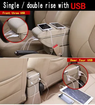 Par Mitsubishi mirage Space Star elkoņbalsti lodziņā centrālās noliktavas saturu, Uzglabāšanas kārba ar kausa turētājs pelnu trauku USB interfeiss