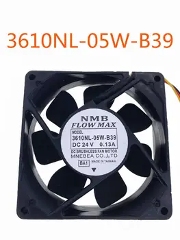 Par NMB-MAT 3610NL-05W-B39 B02 DC 24V 0.13 3 dzīslu 92x92x25mm Serveru Dzesēšanas Ventilators