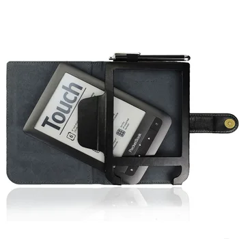Par Pocketbook Touch 622 eReader uz Lietu un PocketBook Touch 2 Lux 623 Flip Folio Ādas gadījumā aizsargājošu plēvi + bezmaksas dāvana