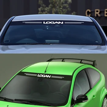 Par Renault Dacia Logan Captivation Atstarojošs Automašīnas Priekšējā Vējstikla Uzlīmes Sporta Auto Vējstikla Uzlīmes Tūninga Aksesuāri