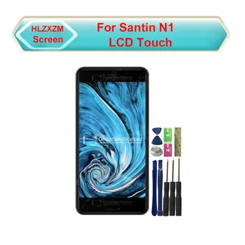 Par Santin N1 LCD Displejs Ar Touch Screen Digitizer Montāža Nomaiņa Ar Instrumentiem, Balta Krāsa