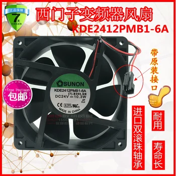 Par Sunon KDE2412PMB1-6A DC 24V 10.3 W 12038 120x120x38mm 12cm servera inverter dzesēšanas ventilatori