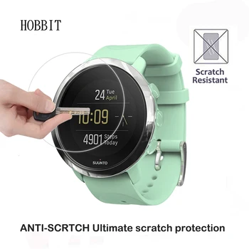 Par Suunto 3 Fitnesa 0.3 mm 2.5 D 9H Skaidrs, Rūdīts Stikls Screen Protector Anti-Scratch Smartwatch Filmu Par suunto