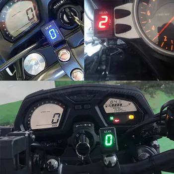 Par Suzuki GSF600 GSF650 GSF1200 GSF1250 N/NA S/SA Bandītu LED Elektronika 1-6 Līmenī Pārnesumu Indikators Moto Ātruma Digitālā Skaitītāja