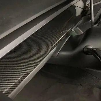 Par Tesla Modelis 3 Modelis Y Paneļa apdare Rāmis seguma Centra vadības panelis plāksteris oglekļa šķiedras apdare piederumi