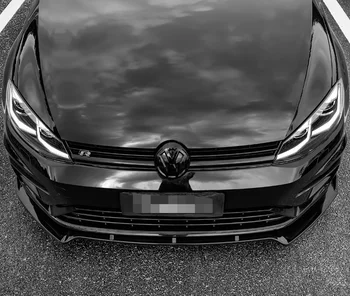 Par Volkswagen GOLF 7.5 Ķermeņa komplekta spoilers-2018 GOLFA T ABS Aizmugurējā lūpu aizmugurējais spoileris priekšējā Bufera Difuzoru Bamperi Aizsargs