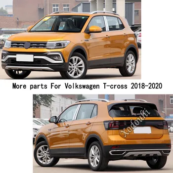 Par Volkswagen VW T-krustu, Tcross 2018 2019 2020 Auto Uzlīmes, Vāciņu Iekšējais Vidū Priekšā Shift Kabīne Bradāt Kausa Rāmja Apdares Daļas,