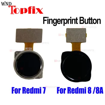 Par Xiaomi Redmi 7 Home Pogu, pirkstu Nospiedumu Lentes Identifikācijas Sensoru Flex Kabelis Redmi 8 8A Fiingerprint Pogu Remonta Daļas
