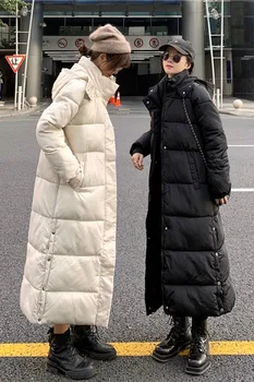Parka Rudens un ziemas gadījuma šiks dizains sajūtu jaka draudzenes visas spēles modes rietumu stila kokvilnas apģērbu