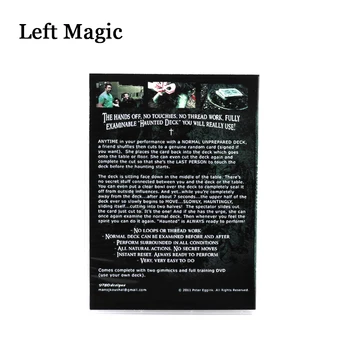 Paul Harris Dāvanas Haunted Spoku Pārvietojiet Karti Burvju Triki (DVD+Veidojums) Posmā Slēgt Aksesuārus Piederumu Ilūziju Burvju Burvis