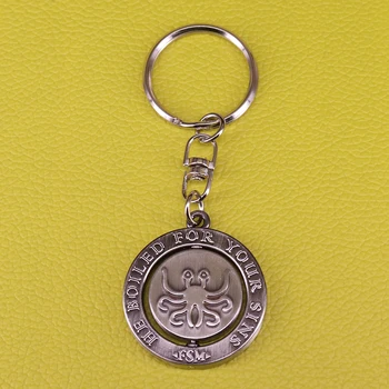 Peld Spageti keychain MFV Ateists, atslēgu gredzens radošo Ramen pārtikas rotaslietas Pastafarian dievs kulons reliģisko dāvanu