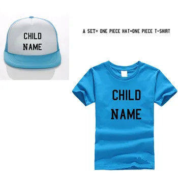 Personas Klp+top krekls, Bērnu T-krekli Bērnu, Bērna Vārds Pasūtījuma Šoferis Cepuri Iespiests Nosaukums Bērni, Dēls un Meita Beisbola cepure