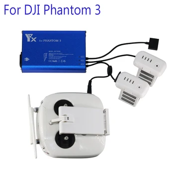 Phantom 3 Akumulatora Lādētāju DJI Lidojumu Akumulatora Lādētājs Tālvadības Contraller 3 Baterijas Paralēli Uzlādes centrs 3A/3P/3SE/3S