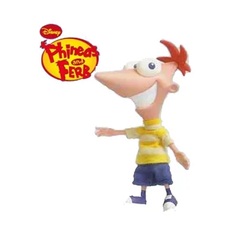 Phineas & Ferb Plīša 15-20-23 cm - 3 dažādi modeļi, ar galvu, rokām un kājām plastmasas COLECIONA ar PERSONAJA