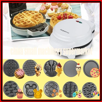 Pilna automātiska Multifunkcionāla Mājsaimniecības Elektrisko Vafeļu Maker Olu Bumbu Muffin Maker/Taiyaki Mašīna vafeļu plaudis ierakstīt mašīna
