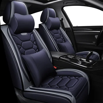 Pilns Pārklājums Eko-ādas auto sēdekļu pārvalki PU Ādas Automašīnu Sēdekļu Pārvalki Toyota auris corolla prius camry c ap rav4, apvidus