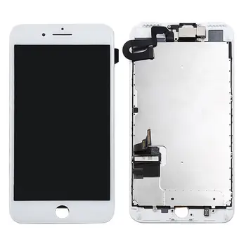 Pilnīga LCD pilnu komplektu Par iPhone 5 5s 5c 6 6s 6 plus 6s plus 7 7 plus skārienekrāna lcd Displejs (Ar Priekšējo Kameru) + Skaļrunis
