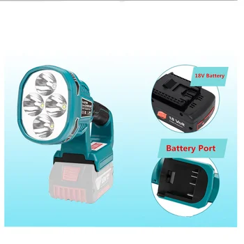 Pistole/Portatīvie 12W LED Darba Gaismas Lukturi kabatas Lukturītis (BEZ Akumulatora,NAV Lādētāja)USB Āra Apgaismojums BOSCH 18V Li-ion akumulators