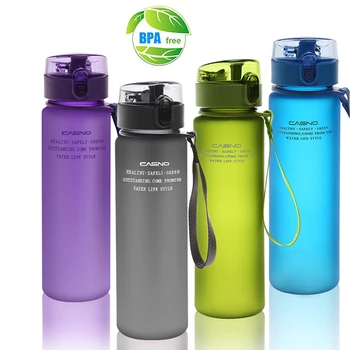 Plastmasas Ķirbis Sporta Ūdens Pudele Sporta Pudeles Dzeramā Videi Draudzīgu Krūzes Vāku Waterbottle Drinkware Tūrisma Inventārs Āra