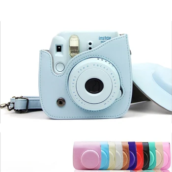 Plecu Kamera Modes Aizsardzības Gadījumā, Par Fujifilm Polaroid Mini 8 8+ 9 Instax Pu Ādas Filmu Kameras Soma Somiņa Gadījumos
