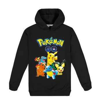 Pokemon, Ej Kids Bērnu Apģērbu Meitenēm Hoodies Zēnu sporta Krekli Džemperi Long Piedurknēm T Krekli, Bērnu sporta Krekls Top Tees