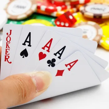 Pokera PVC Ūdensnecaurlaidīga Spēļu Kārtis, galda Spēle, Mazgājami Plastmasas Kārtis Pokera Ceļojumu Spēles