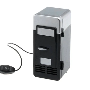 Portatīvo Gadget USB Mini Black Apkures un Dzesēšanas Ledusskapī uz Home Office Darbvirsmas Office Dzērieni