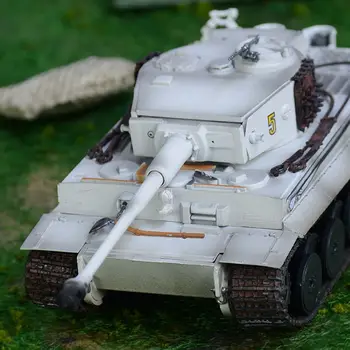 Pre-built 1/72 mērogā Tiger I tank Padomju 506 transportlīdzekļa II Pasaules Kara hobijs kolekcionējamus gatavo plastmasas modeli