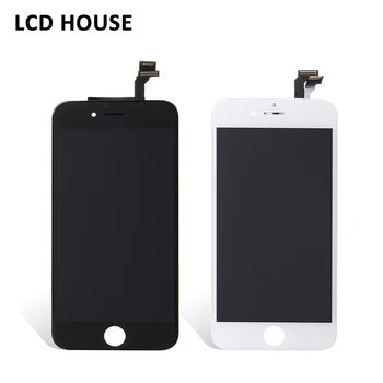 Premium Kvalitātes 10PCS/Partija, iPhone 6 LCD Ekrāns iPhone 6G Reklāmas Montāža Nomaiņa Touch Screen Digitizer DHL Piegāde