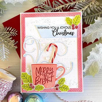 Priecīgus Ziemassvētkus Vārdus Vēstuli Briežu Ziedu Nams Rotājumi Apaļa Kvadrātveida Metāla Griešanas Mirst Mača Skaidrs, Silikona Zīmogi Veikt Karte