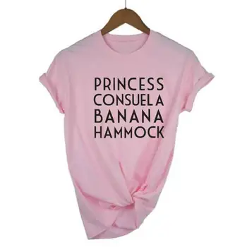 Princese Consuela Banānu Guļamtīkls-Modes Sieviešu T Vasaras Hipster Tee Kreklu Femme Īsām Piedurknēm Gadījuma T-krekls Sievietēm, Topi
