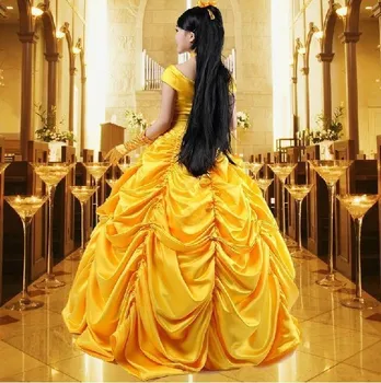 Princese belle skaistums un zvērs Masku Cosplay Kostīmu pieaugušo halloween tērpi sievietēm bell plus lieluma karnevāls