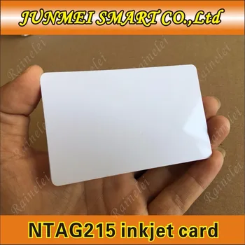 Printable Tukšu Tintes PVC Kartes 13.56 MHZ NFC 215 NFC Kartes Tags Rakstāms Tintes Tukšu PVC Kartes Canon Epson Printeri
