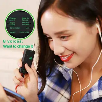 Profesionāls Multi Balss Mainītājs Ierīci Bērniem XBOX PS4 Skaņas Kartes Spēļu Live Broadcast Dziedāšanas Iekārtas Android