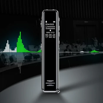 Profesionālā HD Mini Digital Voice Recorder Diktofons Portatīvo Audio Skaņas Pildspalvu Aktivizēta Ierakstīšana, MP3 Atskaņotājs Garā Distance