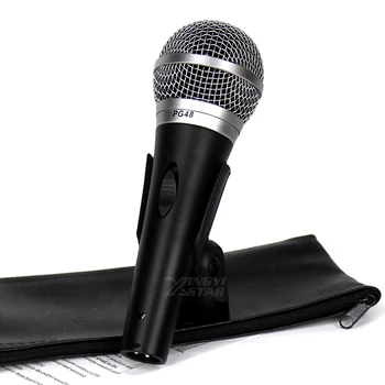 Profesionālās Dinamiskie Mikrofoni Rokas Slēdzi Vokālais Mikrofons PGA PG 48 48LC PG48 PGA48 PGA48LC KTV Karaoke Audio Mikseris