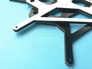 Prusa I3 6mm bieza Alumīnija kompozīta silda gultu plāksnes Y pārvadājumi paplāte ar RJ4JP-01-08 CNC par Reprap Prusa 3D printera daļas