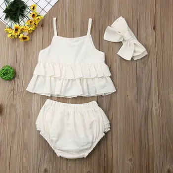 Pudcoco 2019 Bērnu Apģērbs, Uzvalki, Meitenēm Drēbes Bērniem Toddler Enfant Fille Infantis Tērpiem 6 Mēneši -4 Gadus Multi-layer