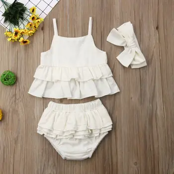 Pudcoco 2019 Bērnu Apģērbs, Uzvalki, Meitenēm Drēbes Bērniem Toddler Enfant Fille Infantis Tērpiem 6 Mēneši -4 Gadus Multi-layer