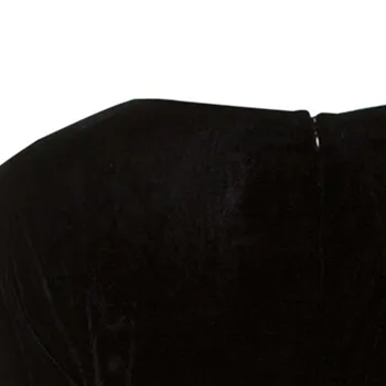 Puses Melna Gara Kleita Sirēna Mežģīņu Apakšmalu Pavasara Goth Dziļu V Seksīgu Vakaru, Dāmas, Elegantie Grīdas Garums Vintage Bodycon Maxi Kleitas