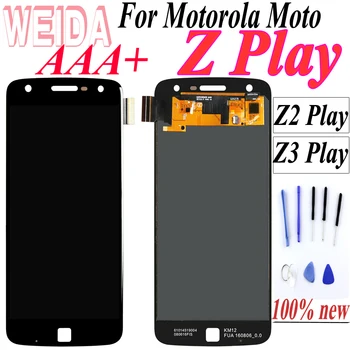 Pārbaudīts, 5.5 collu Motorola moto Z Spēlēt Z2 Spēlēt Z3 Spēlēt Lcd Ekrānu Par moto Z Spēlēt Ekrāna Digitizer Montāža