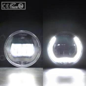 Pāris Universal LED Dienas Gaitas Gaismas Miglas lukturi 2-in-1 funkcija Ūdensizturīgs ar ventilācijas atveri