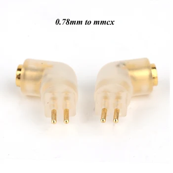 Pāris hifi audio MMCX Converter 0.78 MM Austiņu Pārveidotājs Plug 0.78 mm mmcx hi-end mmcx, lai qdc