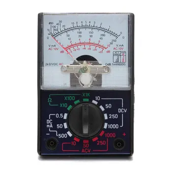 Pārnēsājamas Elektriskās Multimetrs MF-110.A AC/DC OHM Voltmetrs Ammeter Analogās Mērīšanas Rīks Metru Ērti Piederumi, Instrumenti,