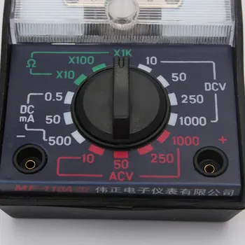 Pārnēsājamas Elektriskās Multimetrs MF-110.A AC/DC OHM Voltmetrs Ammeter Analogās Mērīšanas Rīks Metru Ērti Piederumi, Instrumenti,