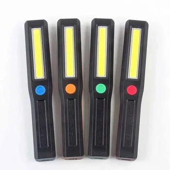 Pārnēsājamo kabatas Lukturīti COB LED Gaismas Gaismas Mini Darbi Gaismas Kempings Gaismas Lāpu Magnētisko Bāzes tehniskās Apkopes Lukturīti