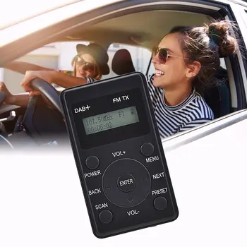 Pārnēsājams Mini DAB+ Digitālā Auto piestiprināms Radio Uztvērējs Auto Uzstādīts FM Stereo Mūzikas Audio Uztvērēju Auto-uzstādīts Digitālais Radio