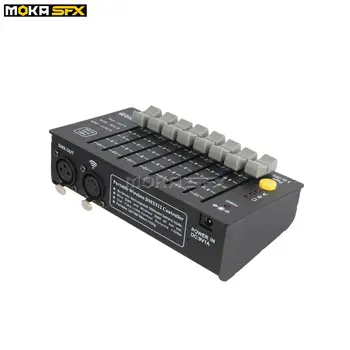 Pārnēsājams Mini DMX 512 Konsole 3 * 8 ch bezvadu Akumulatoru Skatuves Gaismas dmx Kontrolieris Puse Koncerts DJ Kluba Puses Parādīt