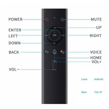 Q8 Bluetooth Balss Tālvadības Pults Bezvadu Tastatūru, Gaisa Peli Jaunu Versiju Par Tv Tīkla Set-Top Box